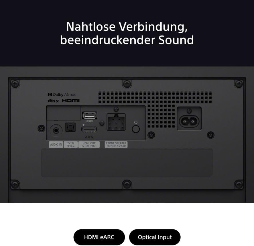 Sony BRAVIA Theatre System 6 – 5.1 Surround, 1000W, Dolby Atmos, DTS:X