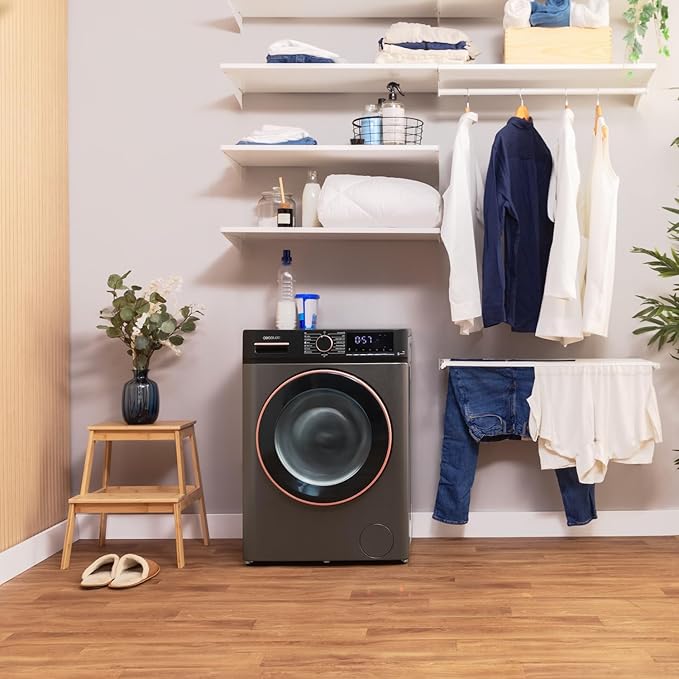 Frontlader-Waschmaschine 10 kg Bolero Dresscode 10610 Inverter Steel A, 2000 W, Inverter Plus Motor